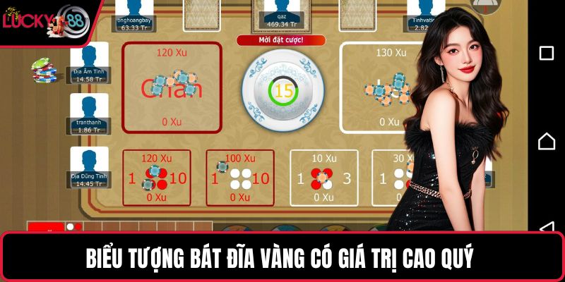 Biểu tượng bát đĩa vàng có giá trị cao quý 