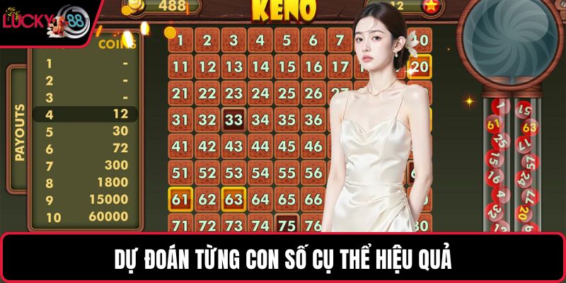 Dự đoán từng con số cụ thể hiệu quả