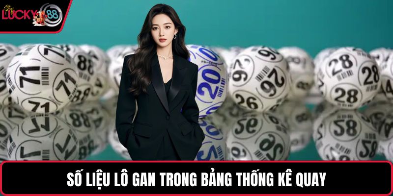 Số liệu lô gan trong bảng thống kê quay