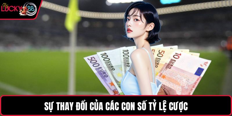 Sự thay đổi của các con số tỷ lệ cược