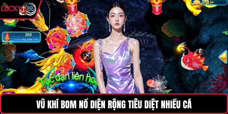 Vũ khí bom nổ diện rộng tiêu diệt nhiều cá